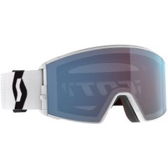 Maschera da sci Scott React mineral white/black / enhancer blue chrome