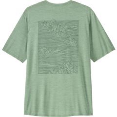 Maglia da uomo Patagonia Capilene® Cool Daily Graphic Strataspire: Ellwood Green X-Dye