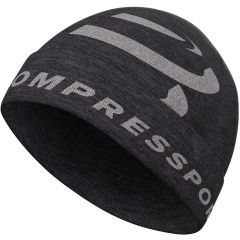 Berretto Compressport Casual Beanie Asphalte Black