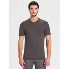 Maglia termica da uomo Rewoolution Hero Merino Jersey 140 SS Marrone