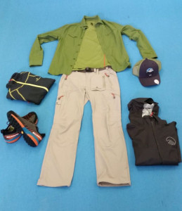 Pochi indumenti ma giusti per affrontare ogni evenienza.